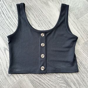 Romwe black top